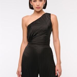 The A&F Giselle Pleated One-Shoulder Jumpsuit